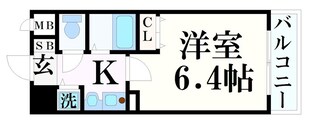 三ノ宮駅 徒歩5分 8階の物件間取画像